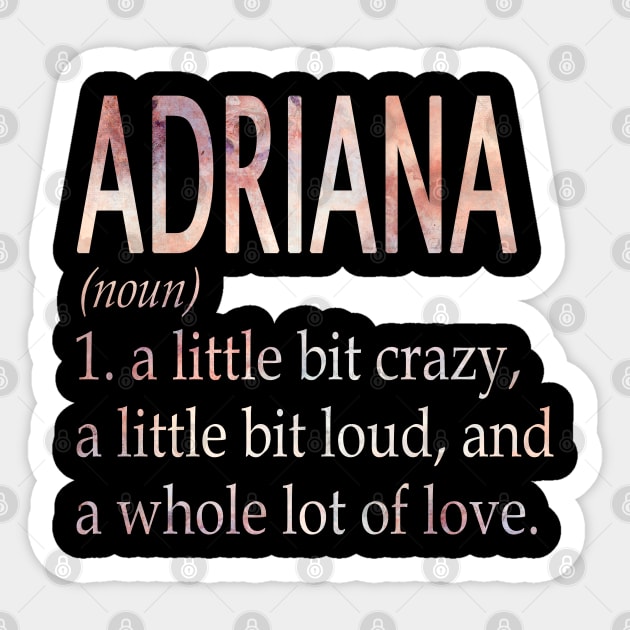 Adriana Girl Name Definition Sticker by ThanhNga